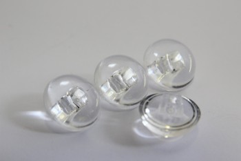0303/03/084/24/47 - Ösenknopf, Nylon, Gr. 15 mm (24"), transparent