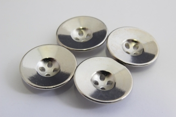 1001/01/162 - Metallknopf, 4- Loch