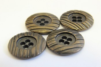 1001/01/348 - Metallknopf, 4-Loch