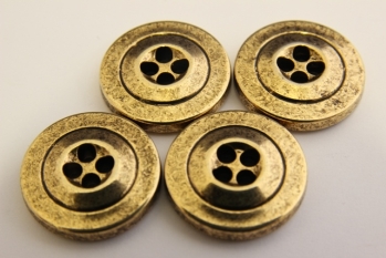 1802/01/121 - Metallknopf, 4-Loch