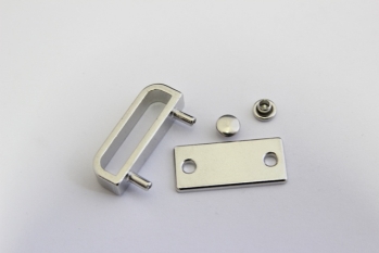 2201/14/204/20/01 - Zierteil, Metall, Gr. ca. 20 mm (Durchlass), silber