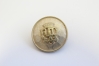0201/01/076/32/19 - Ösenknopf, Metall, Gr. 20 mm  (32"), silber/ messing
