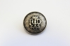 0201/01/076/40/05 - Ösenknopf, Metall, Gr. 25 mm  (40"), altsilber