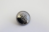 0201/01/076/24/15 - Ösenknopf, Metall, Gr. 15 mm  (24"), gun metall/ oxyd