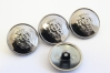 0201/01/076/24/15 - Ösenknopf, Metall, Gr. 15 mm  (24"), gun metall/ oxyd