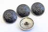 0201/01/076/32/561 - Ösenknopf, Metall, Gr. 20 mm  (32"), schwarz