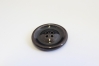 0201/01/364/40/49 - Metallknopf, 4-Loch,  Gr. 25 mm (40"), schwarz