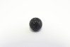 0201/03/236/20/49 - Ösenknopf, Polyester, Gr. 12 mm (20"), schwarz mit glänzenden Partikeln
