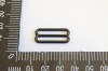 0201/14/130/20/49 - Zierteil, Veststeller, Nylon, Gr. ca. 20 mm ( Durchlass), schwarz