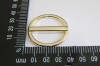 0201/14/239/40/20 - Schnalle ohne Dorn , Metall, Gr. ca. 40 mm ( Durchmesser), hellgold