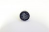 0201/14/276/15/15 - Zierteil, Pin, Metall, ca.Gr. 15 mm, gun metall/ oxyd/ blau