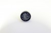 0201/14/276/15/15 - Zierteil, Pin, Metall, ca.Gr. 15 mm, gun metall/ oxyd/ blau