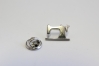 0201/14/384/19/01 - Zierteil, Pin, Metall, Gr. ca. 19 mm lang, silber