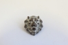 0302/08/139/184 - Niete, Metall, Gr. Ca. 20x 18 mm, altsilber/ braun