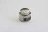 0302/10/028/14/01 - Kordelstopper, Metall, ca. 14 mm, silber