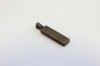 0302/13/009/15/08 - Reißverschlussanhänger, Metall, altmessing, ca. 15mm