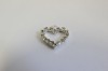 0303/14/203/15/01170 - Zierteil, Metall, Gr.ca. 15x10 mm, silber+ Strass