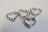 0303/14/203/15/01170 - Zierteil, Metall, Gr.ca. 15x10 mm, silber+ Strass