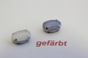 0303/14/255/8x10/47 - Zierteil, Polyester, Gr. 8 x 10 mm, silber/ transparent