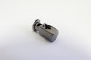 0304/10/005/18/15 - Kordelstopper, Metall, ca. 18 mm, gun metall/ oxyd
