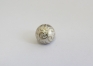 1001/01/083/16/19 - Ösenknopf, Metall, Gr. 10 mm (16"), silber- messing