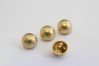 1001/01/083/18/22 - Ösenknopf, Metall, Gr. 10 mm (16"), gold matt