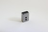 1001/10/050/13/15 - Kordelende, Metall, ca. 13 mm, gun metall/ oxyd