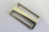 1001/14/034/40/03 - Zierteil, Metall, Gr. 40 mm ( Durchlass), silber gebürstet