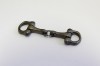 1001/14/088/8/16 - Zierteil, Metall, Gr. ca. 8 mm ( Durchlass), gun metall/ oxyd matt