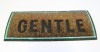 1311/15/004/40/56 - Emblem, Polyester, Gr. ca. 40 mm, braun