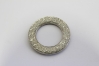 2201/14/203/20/01 - Zierteil, Metall, Gr. ca. 20 mm, silber mit Lack