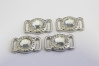 2401/14/046/9/01 - Zierteil, Metall, Gr. 9 mm ( Durchlass), silber+ Strass