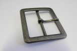 0201/07/006/50/129 - Schnalle mit Dorn, Metall, Gr. 50 mm ( Durchlass), schwarz/ messing