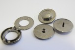 0201/12/045/36/15 - Druckknopf zum Einschlagen, Metall, Gr. 23 mm (36"), gun metall/ oxyd 