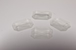 0201/14/286/13/441 - Zierteil, Polyester, Gr. 13x 18 mm, transparent matt