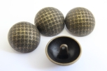 0302/01/203/36/08 - Ösenknopf, Metall, Gr. 23 mm (36"), altmessing