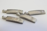0302/13/022/25/01 - Reißverschlussanhänger, Metall, silber, ca. 25 mm