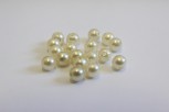 0303/14/165/08/91 - Zierteil, Perle, Kunststoff, Gr. ca. 8 mm, perlmuttfarbig