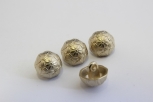 1001/01/079/18/22 - Ösenknopf, Metall, Gr. 11 mm (18"), gold matt