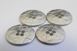 1001/01/373 - Metallknopf, 4-Loch