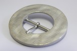 1001/07/162/30/02 - Schnalle mit Dorn, Metall, Gr. ca. 30 mm ( Durchlass), silber matt