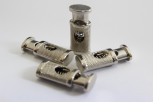 1001/10/012/24/01 - Kordelstopper, Metall, ca. 24 mm, silber
