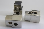 1001/10/025/25/01 - Kordelstopper, Metall, ca. 25 mm, silber