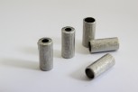 1001/10/054/13/02 - Kordelende, Metall, ca. 13 mm, silber matt