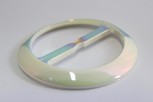 1204/07/084/30/64 - Schnalle ohne Dorn, Polyester, Gr. 30 mm ( Durchlass), regenbogenfarbend