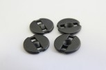 1802/14/168/15/06 - Zierteil, Metall, Gr. 15 mm, schwarz