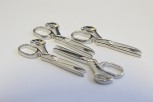 2201/13/035/35/01 - Reißverschlussanhänger, Metall, Gr. ca. 35 mm, silber