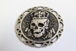 2201/14/161/00/05 - Zierteil, Metall, Gr. ca. 40 mm, altsilber