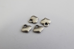 2201/14/227/9/05 - Zierteil, Metall, Gr. ca. 9 mm, altsilber